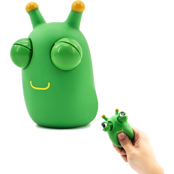 Green Bug Leksaker som dyker ut Ögonen Kläm Roliga Barns Sensory Fidget Toys som används för att lindra stress, ångest, Autism Leksak Jul Födelsedagspresent