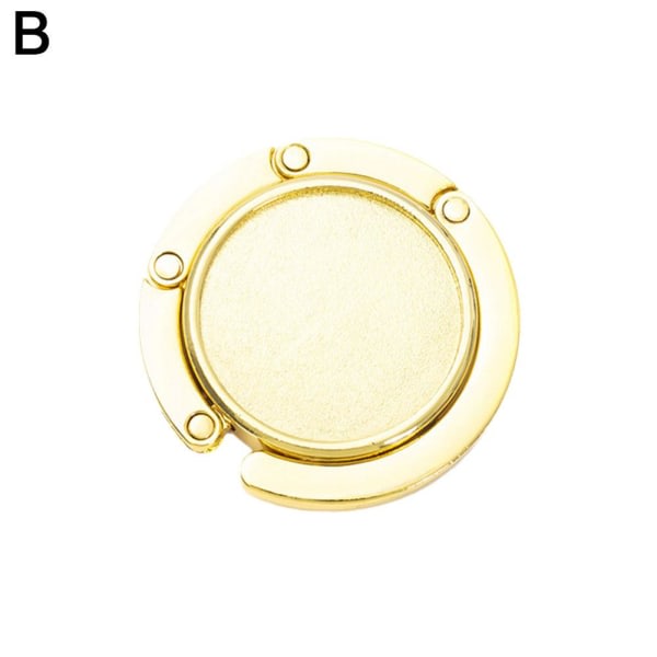 Hopfällbar handväska handväska väska hängare krok hållare bärbar unik fas gold (color) 1PC