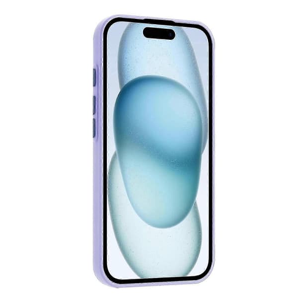 Kontrastfargeknapp TPU-telefondeksel for iPhone 16 Pro