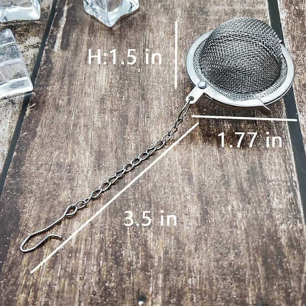 2-pak te-si - te-kugle-infuser i rustfrit stålnet