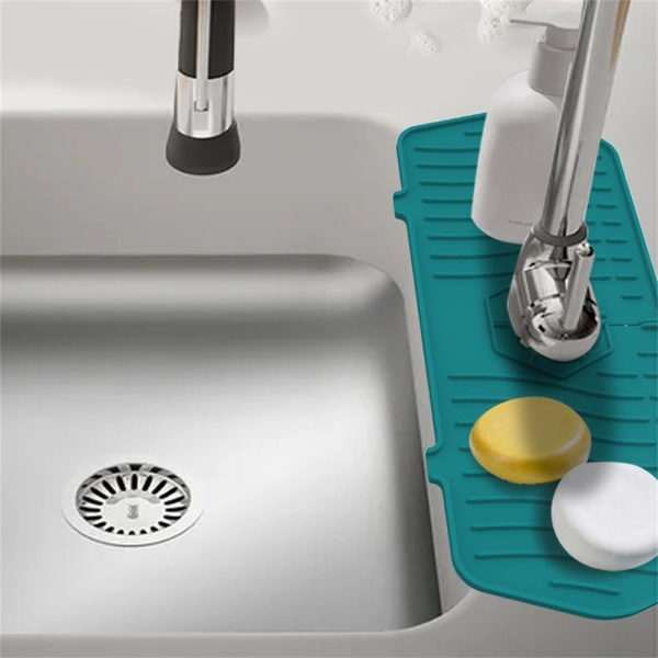Kranmatta för diskbänk - stänkskydd, handfat för bathroom gray
