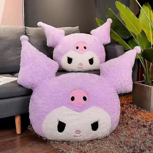 Kawaii Oversized Kuromi Melody Sanrio Plyschkudde Söt tecknad docka Soffa Alla hjärtans dag Flickväns födelsedagspresent C C