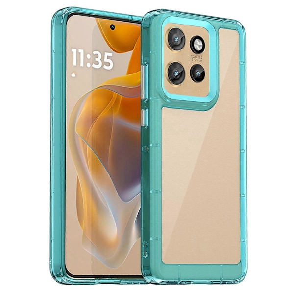 Til Motorola Edge 50 Neo 5G/Moto S50 5G Cover TPU + Akryl Beskyttende Klar Telefon Cover Multicolor Style E