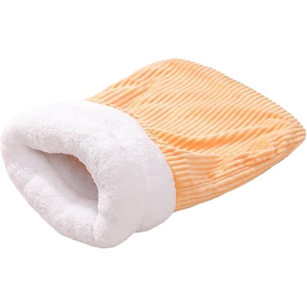 Vintersovepose for katter - Beige - Størrelse M (45 x 35 cm)