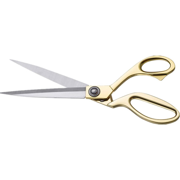 10,5'' Sølv Rustfrit Stål Skarpe Skræddersakse Tøj Saks Grill Klip Justerbar Køkkensakse Stof Heavy Duty Gold