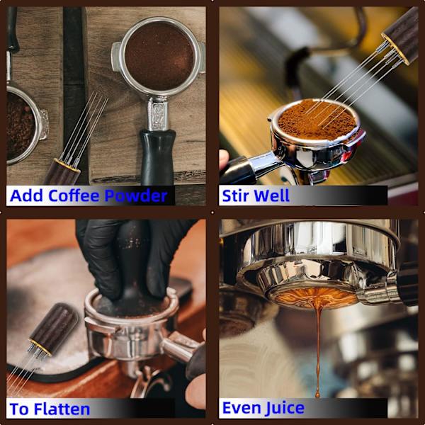 Espresson jakelutyökalut, espressokahvin sekoitin