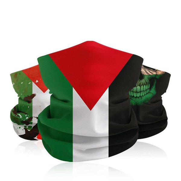 Simpel Palæstina-tørklæde Slidbestandig Palæstina-ridemaske til firkantet dekoration Palestine 2
