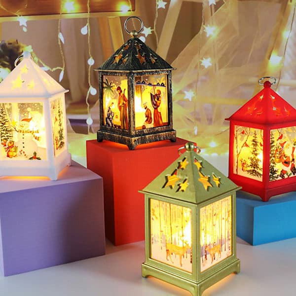 Julemand LED Lys Ornament til Natbrug Lille