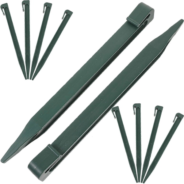 10 st Kantstöd Landskapsstöd Landskapsstöd Utomhusstöd Green 26.00X2.50X2.30CM