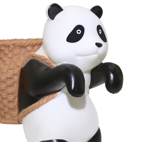 Hengende Dyrestatue Søt Panda Akvarium Tank Anheng for Balkong Blomsterpotte