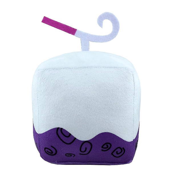 Blox Fruit Game Periferi Frukt Leopard Box Plyschleksak Lila Box Dock [HK] Purple dizziness fruit cubes