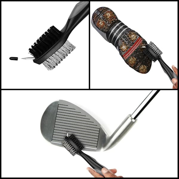 Nylon- ja teräksiset golfmailat, kaksipuoliset harjat