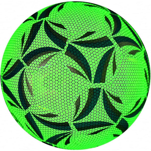 Glow-in-the-dark Fotboll Storlek 4 & 5, Luminous Boll För Nattmatcher Och Träning green 4