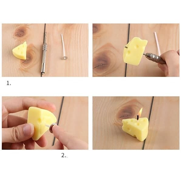 Stearinlysformer Stearinlys DIY Silikonform Stearinlysveke