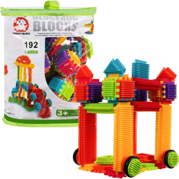Nopper Building Kit Toy - 192-delad flerfärgad