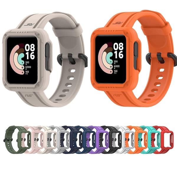 Silikoninen kellon ranneke Xiaomi Redmi Watch Lite -kellolle White