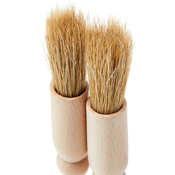 Kake- og honningdipper i bøk Twin Pack FSC Pastry Brush + Beechwood Honey Dipper