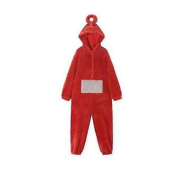 Unisex Teletubbies Kostymer Disi Onesies Lala Cosplay Pyjamas Vuxen Pyjamas Djur Sovkläder Jumpsuit L Red
