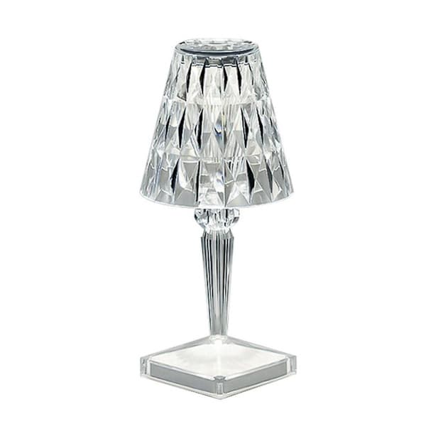 Krystal Diamant Bordlampe USB Genopladelig