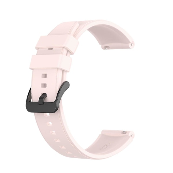 22mm Blødt Silikon Justerbart Urrem Bånd Armbånd Udskiftning til Huawei Watch GT2 Pro Pink