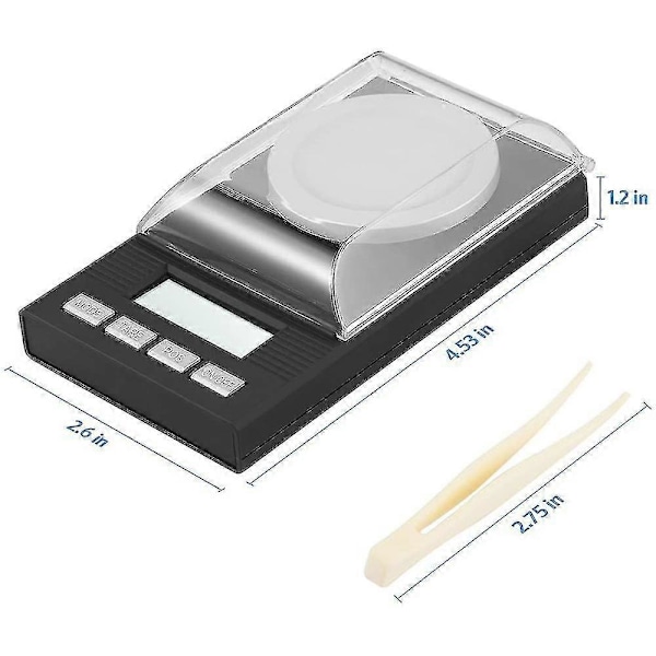 Digital Milligram Lommevekter, Elektroniske Vekter