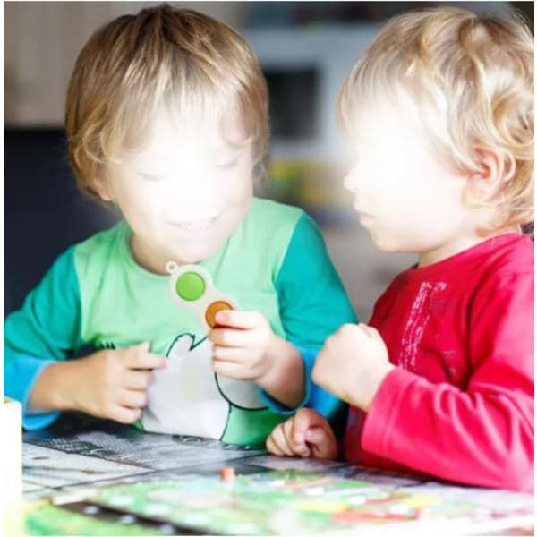 Pop It Finger CE-godkänd Sensorisk Simpl Dimpl - Nyckelring