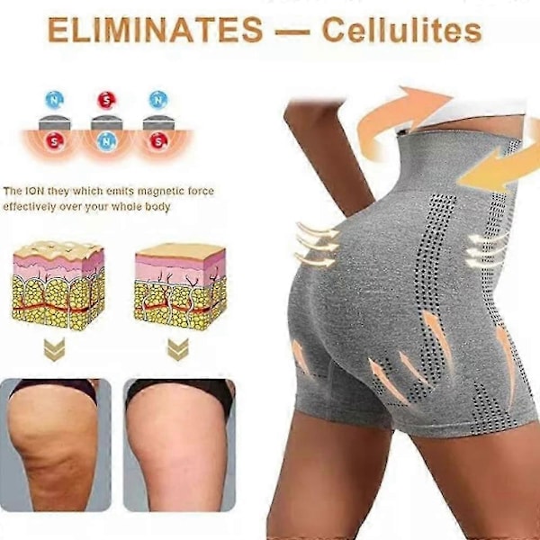 Mikrovibrationsmassage Modul Is Silke lon Fiber Reparerande Formande Shorts Grey S