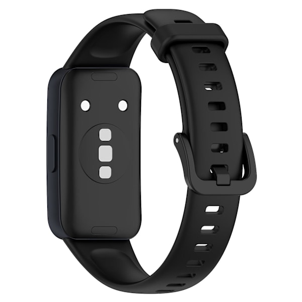Huawei Band 8 silikoniranneke, vedenpitävä pehmeä kellon ranneke Black Type I Huawei Band 8