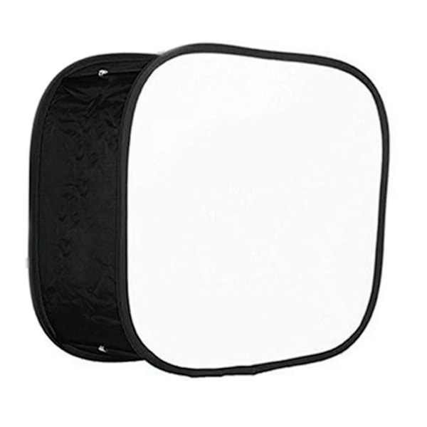 Mjukbox Diffuser Vikbar LED-Ljuspanel Mjukbox Med Reseväska För Videoljus Porträtt Foto Videoinspelning Black