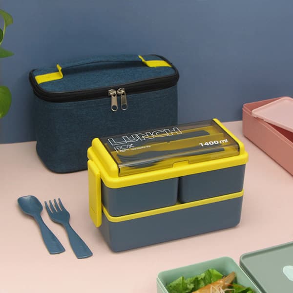 Bento Box Barn/Vuxen Lunchlåda Läckagesäker Lunchlåda