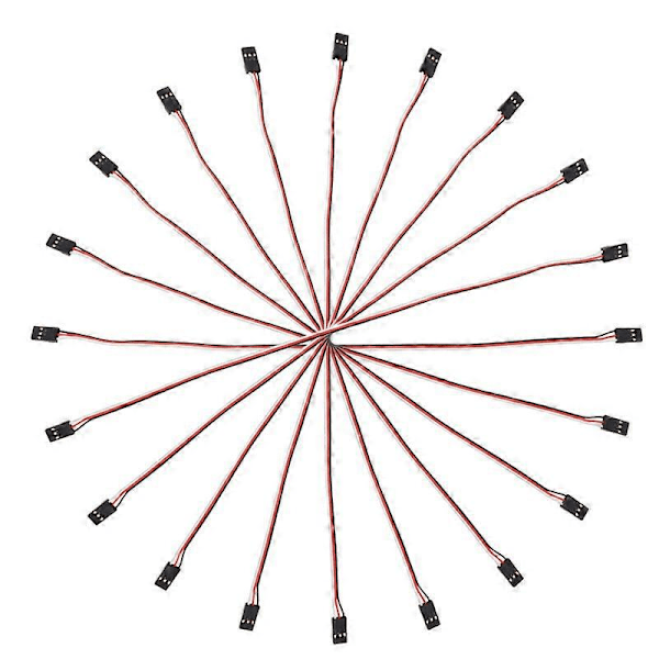 10 stk. 10cm Quadcopter Forlængelses Servo Ledning Futaba JR Han til Han Tråd Kabel RC 50mm