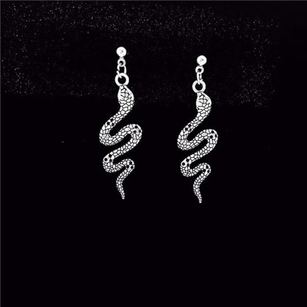20 stk. Slangecharms i legering Antik metal slangecharms slangeformede vedhæng