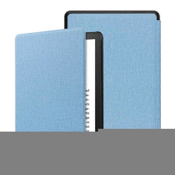 Smal och hållbart PU-läderfodral för Kindle Paperwhite 6 12:e generationen 2024 med automatisk väckning/sömn dark blue