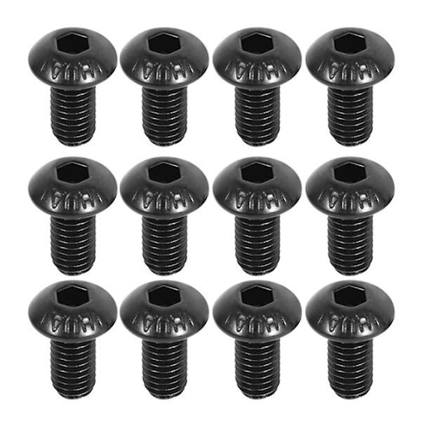 Knap M5 X 10mm Hex Hovedskrue Sort 50