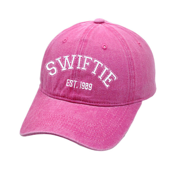 Taylor Swift 1989 Baseball Caps Women's Swiftie Trucker Hip Hop Trucker Hat Fans Gift Rose red