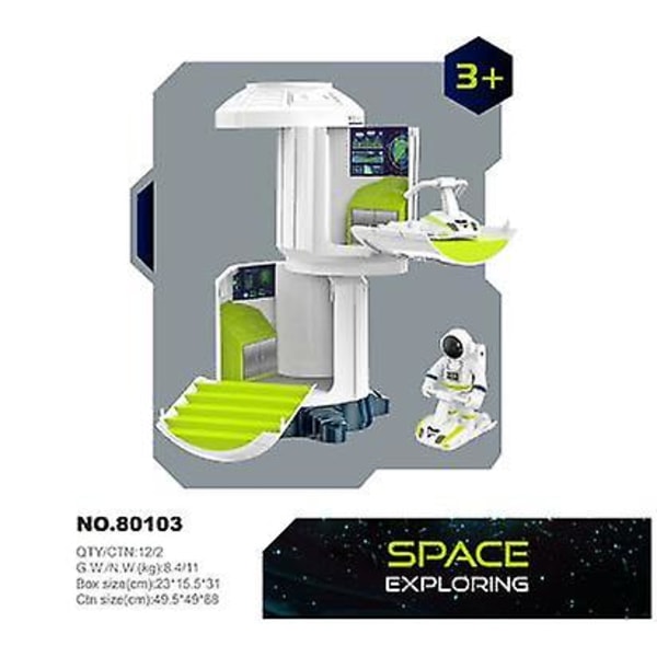 Puzzle Space Model Shuttle Avaruusasema Raketti Ilmailulelu Pojille Leikkiauto Lahja Space station