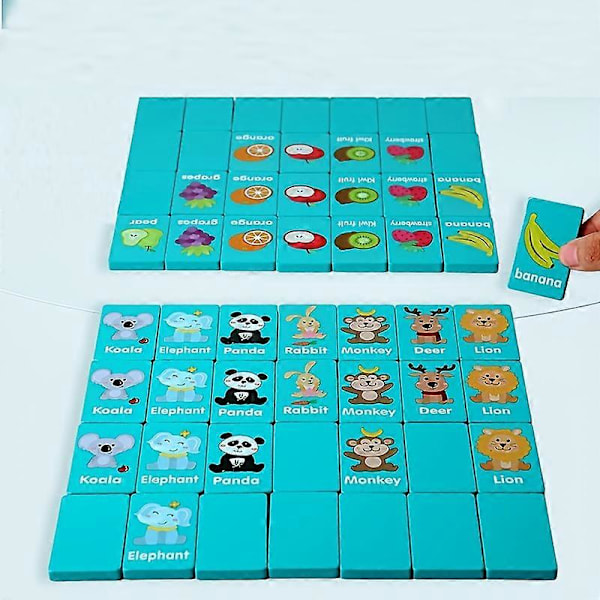 Nye modeller Utdannings Puslespill med Kobling og Matching, Domino, Brettspill, Sjakk og Leke for å Trene Tenking og Logikk