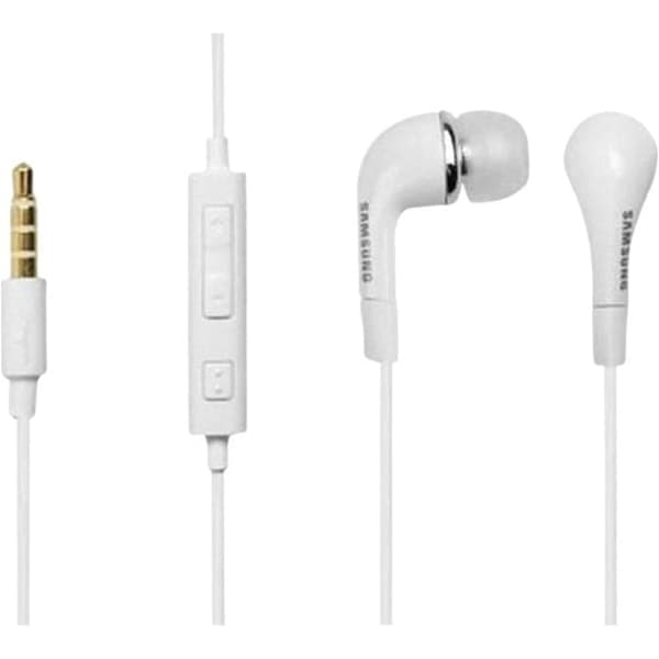 For Samsung EHS64 3,5 mm hodetelefoner med fjernkontroll - Hvit