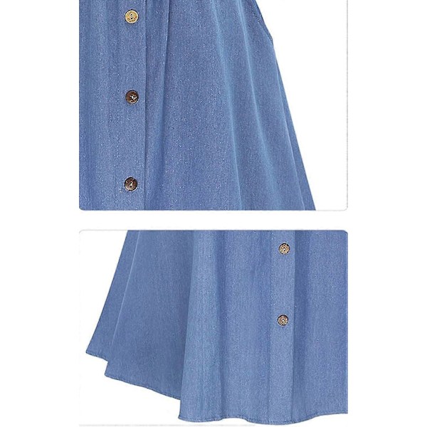Naisten vähäjousto farkkukangas A-linjainen hame 14 Pit Stretch Corduroy polvipituinen midi-hame mini S-2xl P202 Style3 XL