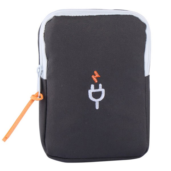 Travel Gadget Organizer Bag Kannettava digitaalinen kaapelilaukku Electron Dark gray
