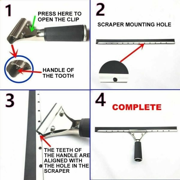 25/35/40/45cm Vindusskrape Glassrengjøring 40CM 40cm 40cm
