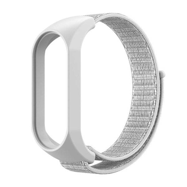 Urrem til Ur Vandtæt Justerbar Integreret Blød TPU Enkeltdel Urrem til Xiaomi Mi Band 5 6 7 Light Grey