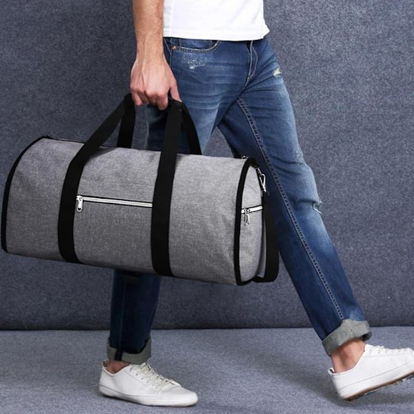 Amigo Bag Rejsetaske, Foldbar Tøj Duffel Taske Vandafvisende Stor Kapacitet Taske black