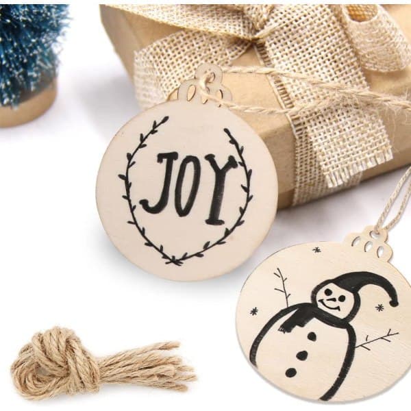 30 stk. DIY tresirkler for julepynt til hjemmet