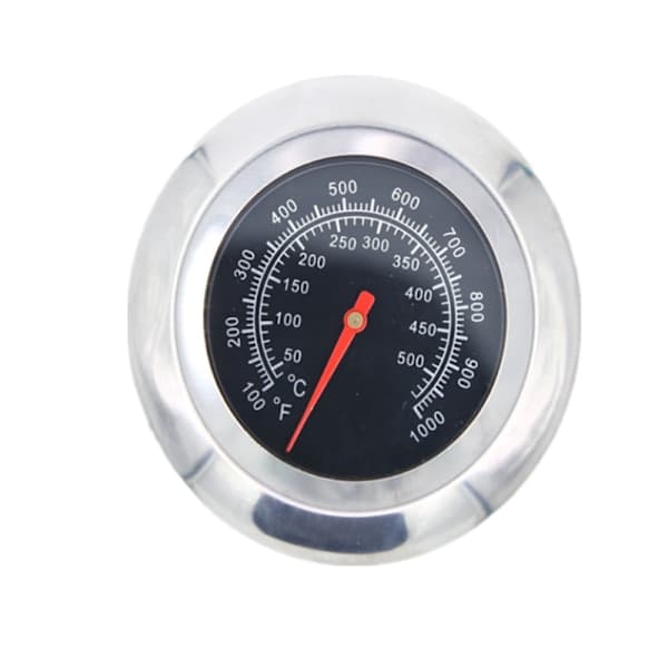 Analogt termometer til grill - rustfrit stål