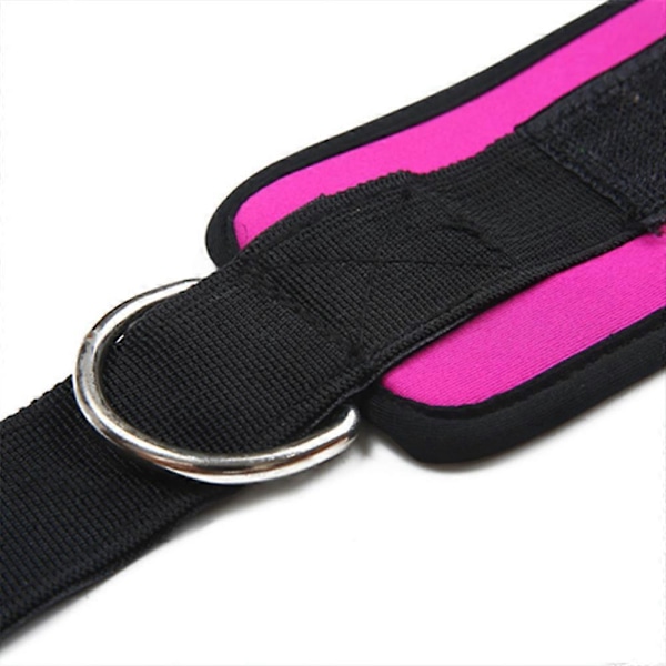 PIAO 1 Par Ankelfastgørelser til Kabelmaskine Kickbacks, Glute-træning, Underkropsøvelser - Justerbare Benstropper med Neoprenpolstring rose Red
