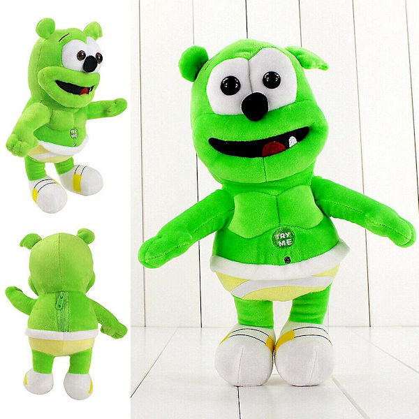 30cm Gummibar Plysch Leksak Sjungande I Am A Gummy Bear Mjuk Fylld Musikalisk Docka Present