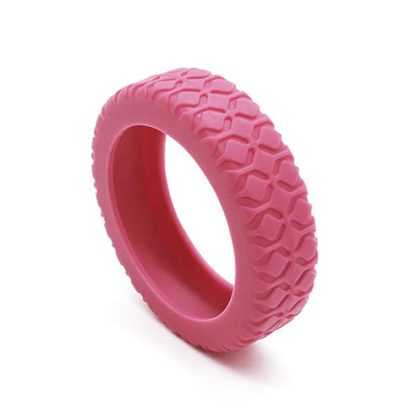 Resväskor Hjulskydd Silikon Tyst Skyddsskydd för Kabinväskor för De Flesta 8 Spinnerhjul pink 1pcs