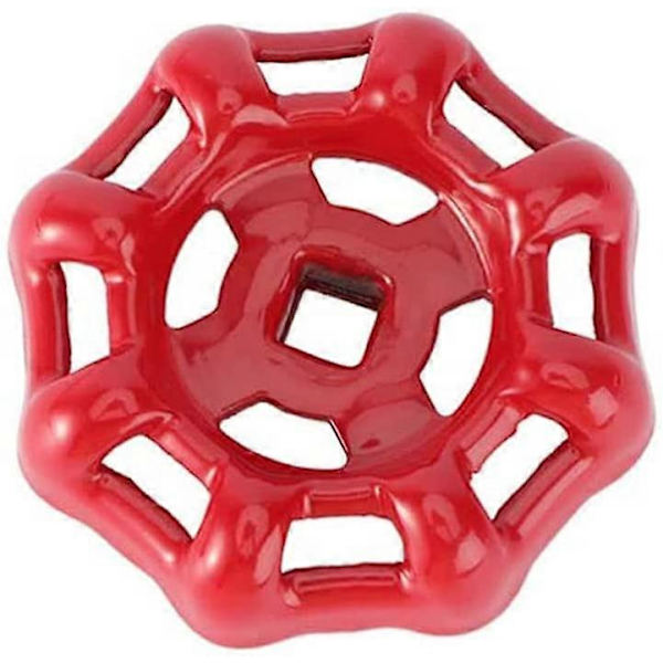 Valurauta Ulkohana Pyöreä Pyöränkahva Letkun Liitäntäkahva Vedenhana Kahva 6x6mm, Punainen 6MM*6MM