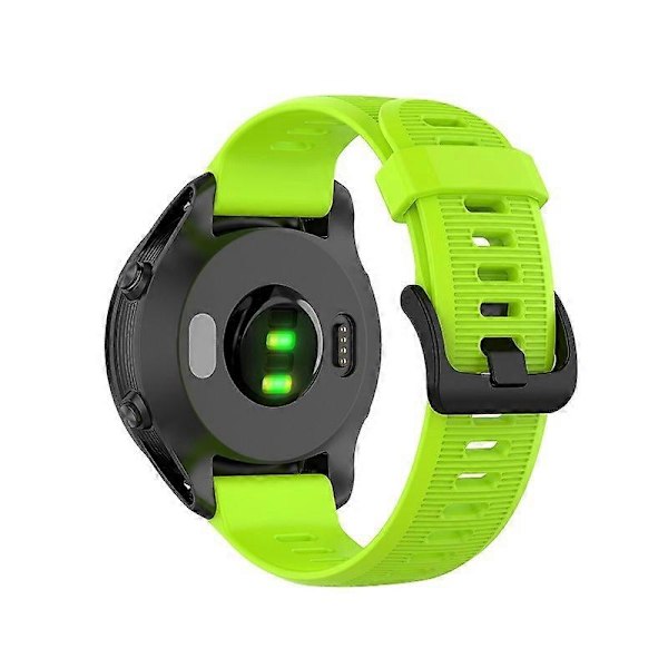 Garmin Forerunner 945:lle silikoninen ranneke Lime